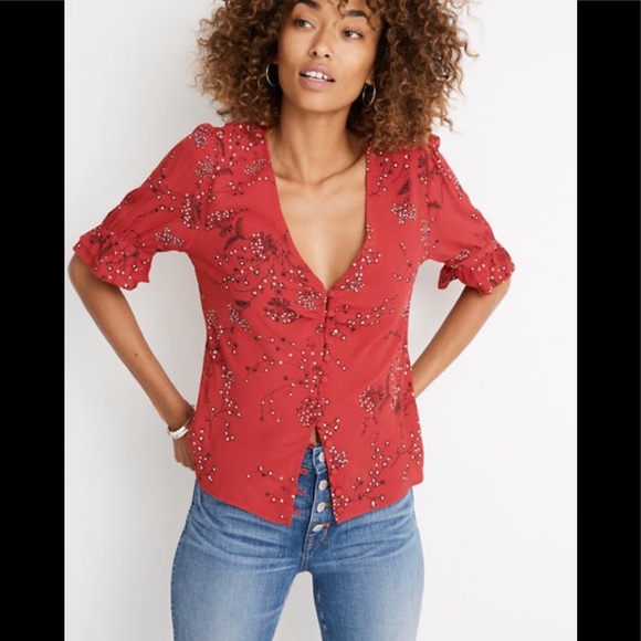 Madewell Tops - NWT Madewell Daylight Top in Windswept Floral